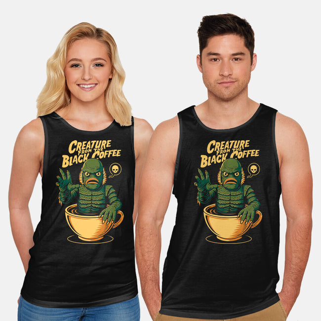 Creature From The Black Coffee-Unisex-Basic-Tank-Eoli Studio