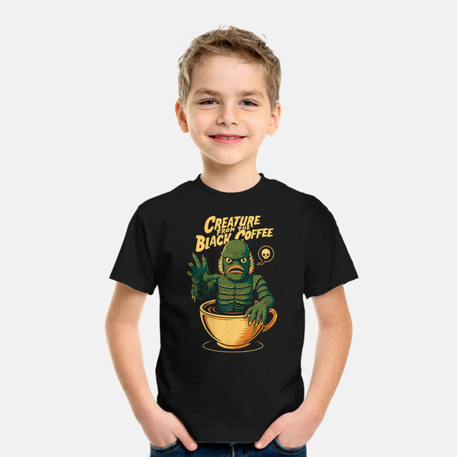Creature From The Black Coffee-Youth-Basic-Tee-Eoli Studio