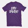 Stay Spooky Monsters-Womens-Fitted-Tee-Eoli Studio
