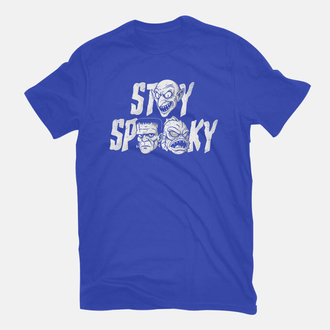 Stay Spooky Monsters-Womens-Fitted-Tee-Eoli Studio