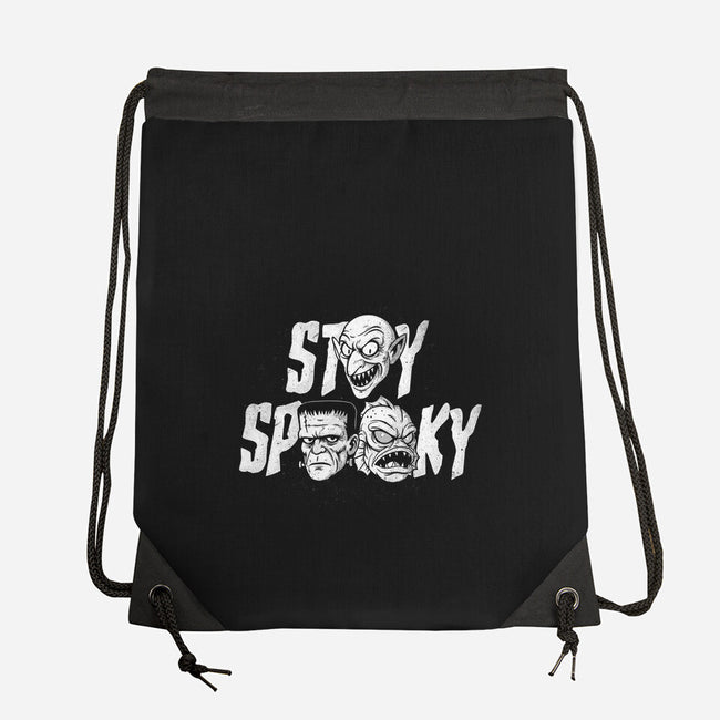 Stay Spooky Monsters-None-Drawstring-Bag-Eoli Studio