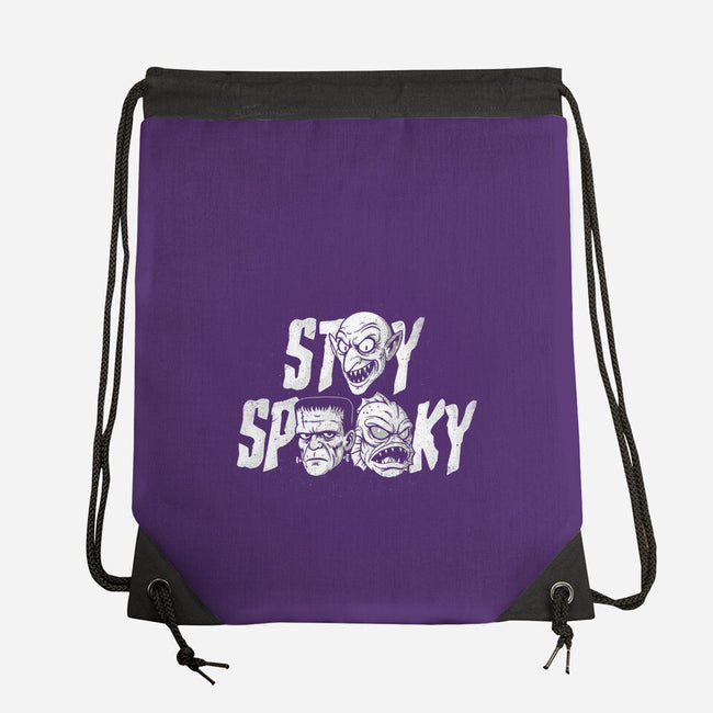 Stay Spooky Monsters-None-Drawstring-Bag-Eoli Studio