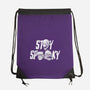 Stay Spooky Monsters-None-Drawstring-Bag-Eoli Studio
