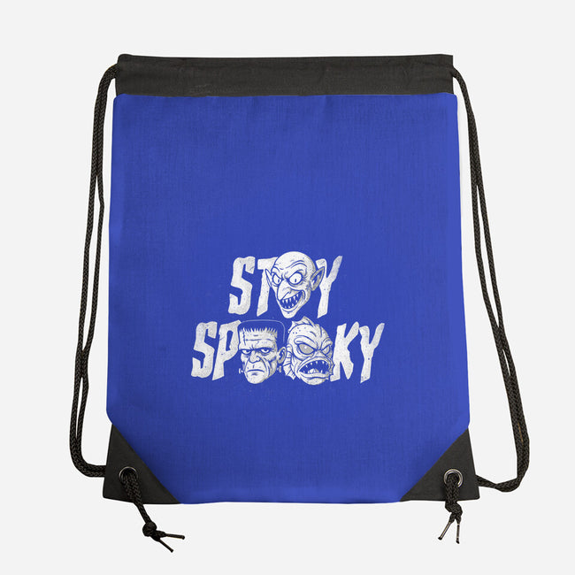 Stay Spooky Monsters-None-Drawstring-Bag-Eoli Studio