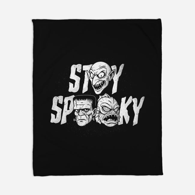 Stay Spooky Monsters-None-Fleece-Blanket-Eoli Studio