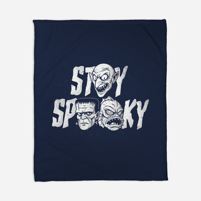 Stay Spooky Monsters-None-Fleece-Blanket-Eoli Studio