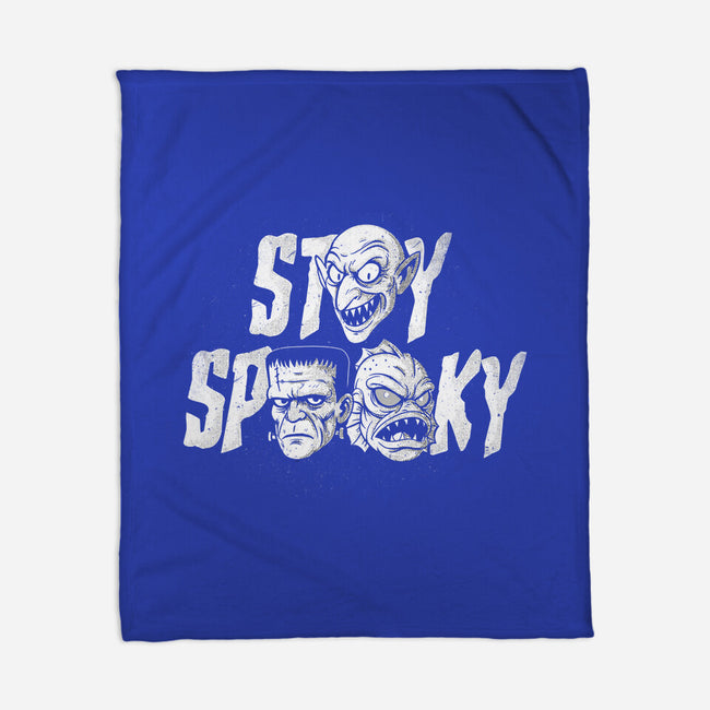 Stay Spooky Monsters-None-Fleece-Blanket-Eoli Studio
