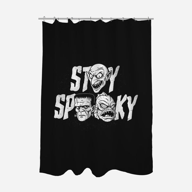 Stay Spooky Monsters-None-Polyester-Shower Curtain-Eoli Studio