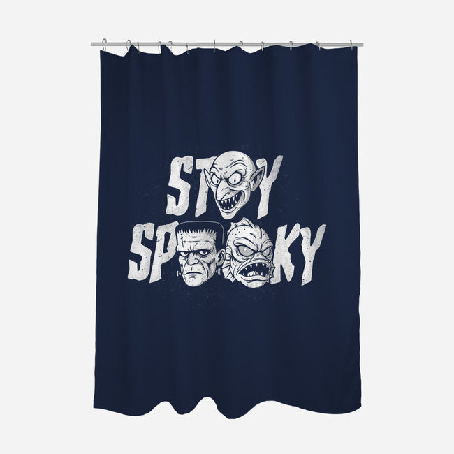 Stay Spooky Monsters-None-Polyester-Shower Curtain-Eoli Studio