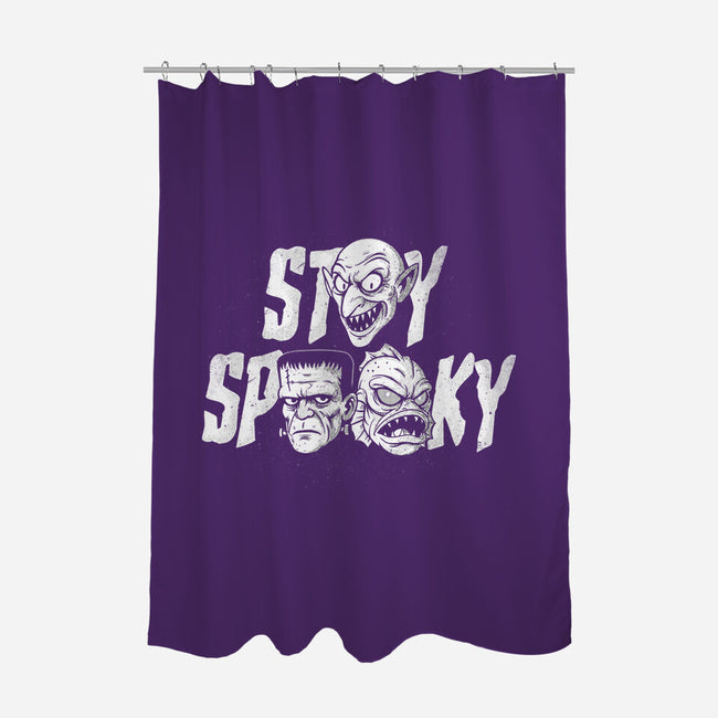 Stay Spooky Monsters-None-Polyester-Shower Curtain-Eoli Studio