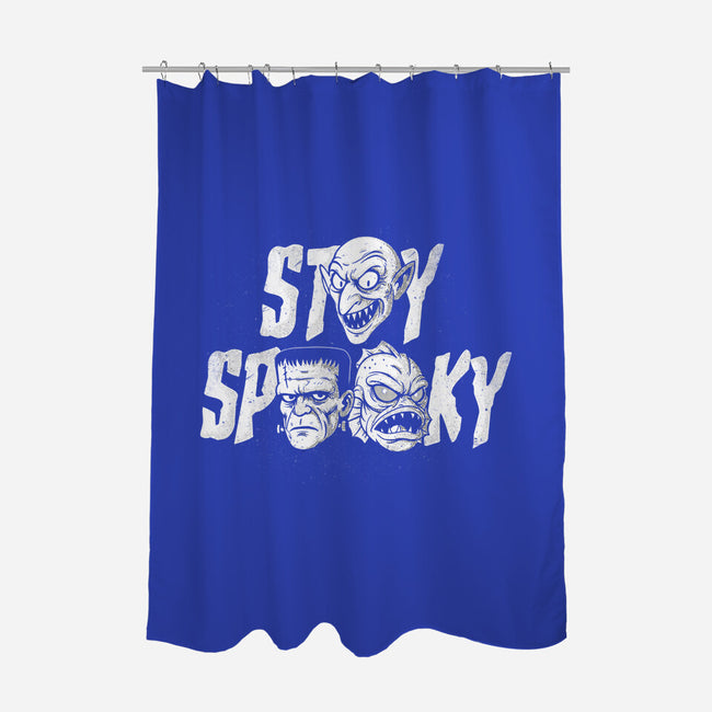 Stay Spooky Monsters-None-Polyester-Shower Curtain-Eoli Studio