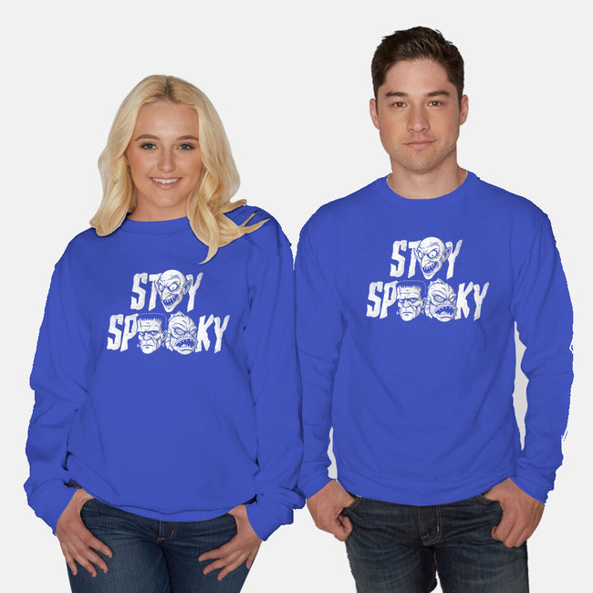 Stay Spooky Monsters-Unisex-Crew Neck-Sweatshirt-Eoli Studio