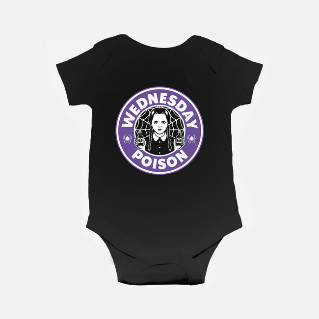 Wednesday Poison-Baby-Basic-Onesie-demonigote