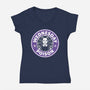 Wednesday Poison-Womens-V-Neck-Tee-demonigote
