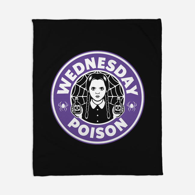 Wednesday Poison-None-Fleece-Blanket-demonigote