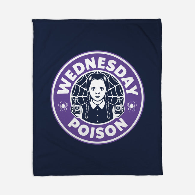 Wednesday Poison-None-Fleece-Blanket-demonigote