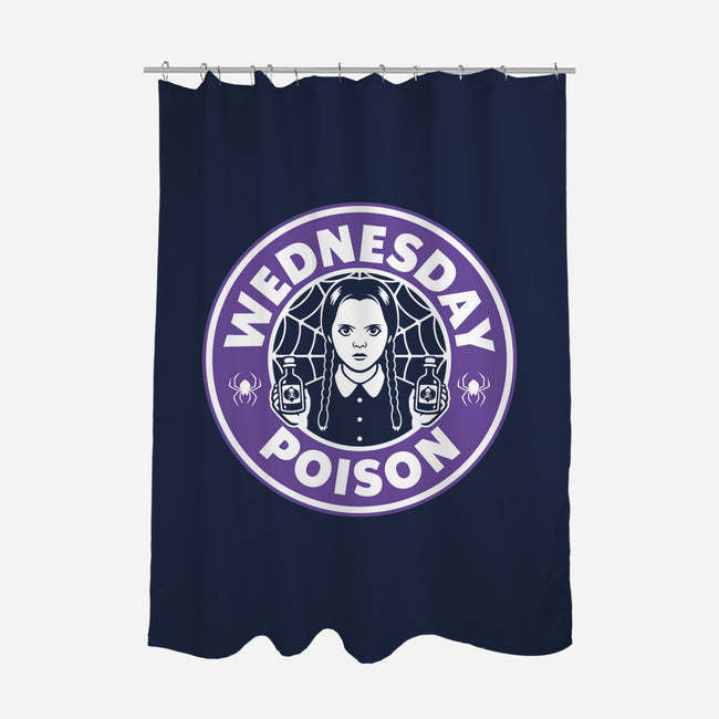 Wednesday Poison-None-Polyester-Shower Curtain-demonigote
