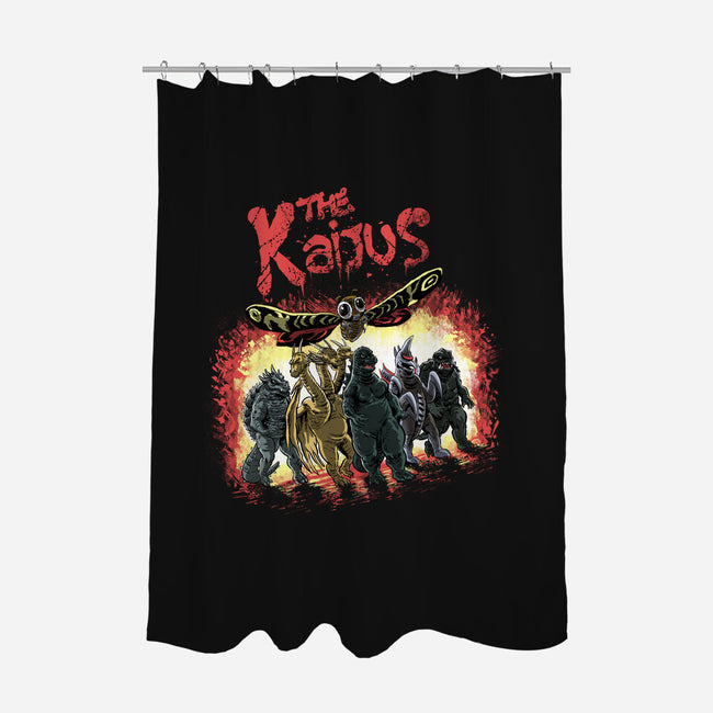 The Kaijus-None-Polyester-Shower Curtain-zascanauta