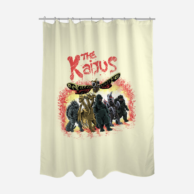 The Kaijus-None-Polyester-Shower Curtain-zascanauta