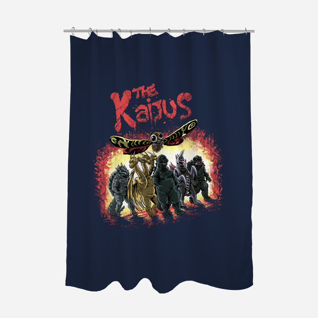 The Kaijus-None-Polyester-Shower Curtain-zascanauta