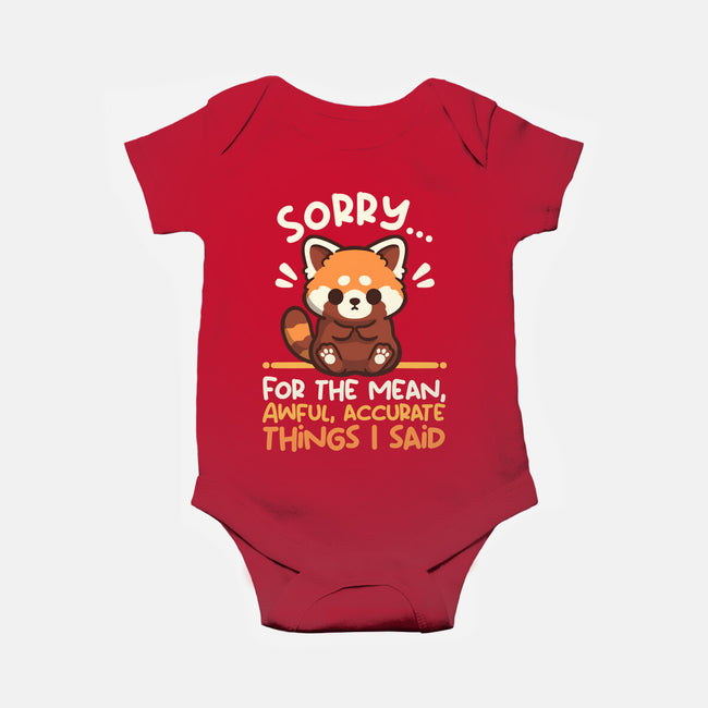 Sorry For The Accurate Things-Baby-Basic-Onesie-NemiMakeit