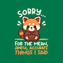 Sorry For The Accurate Things-Womens-Fitted-Tee-NemiMakeit