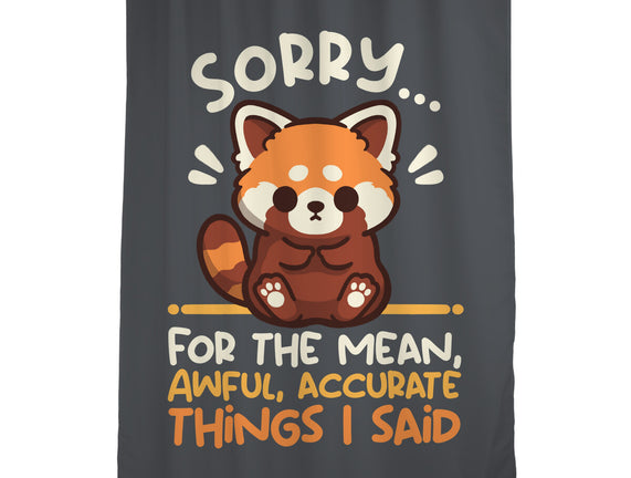 Sorry For The Accurate Things