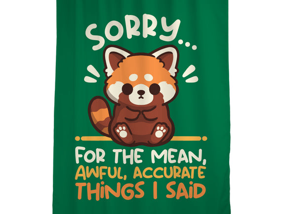 Sorry For The Accurate Things