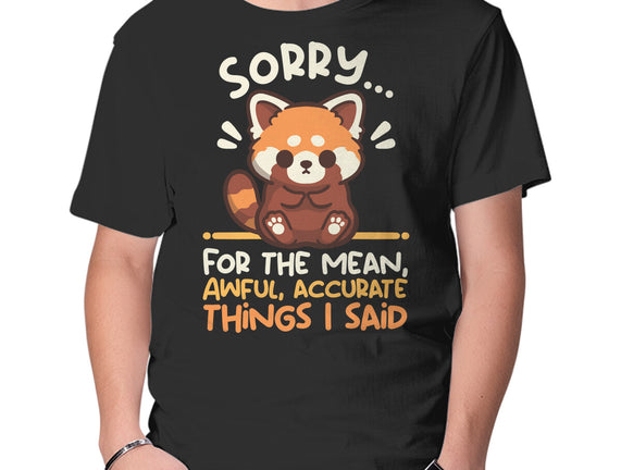 Sorry For The Accurate Things