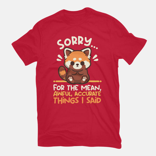 Sorry For The Accurate Things-Womens-Fitted-Tee-NemiMakeit
