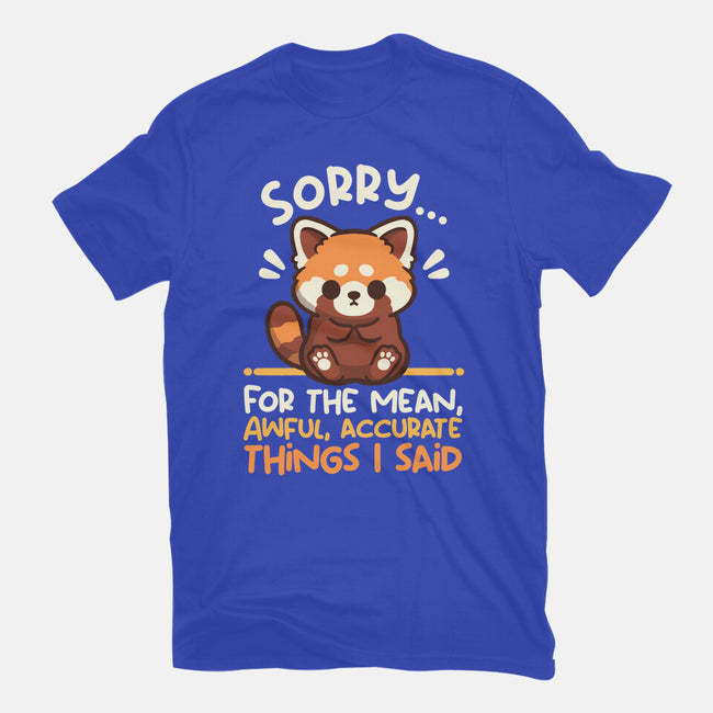 Sorry For The Accurate Things-Womens-Fitted-Tee-NemiMakeit