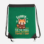 Sorry For The Accurate Things-None-Drawstring-Bag-NemiMakeit