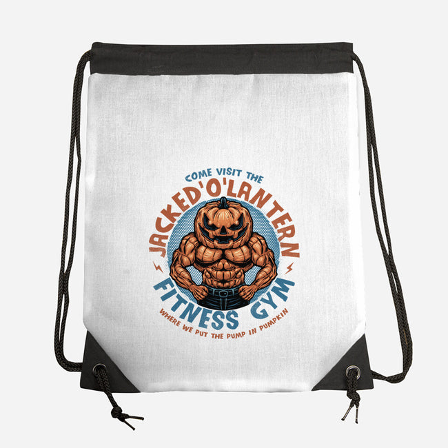 The Pumpkin Gym-None-Drawstring-Bag-glitchygorilla