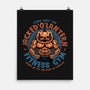 The Pumpkin Gym-None-Matte-Poster-glitchygorilla