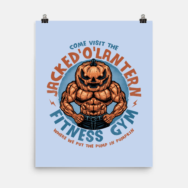 The Pumpkin Gym-None-Matte-Poster-glitchygorilla