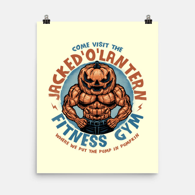 The Pumpkin Gym-None-Matte-Poster-glitchygorilla