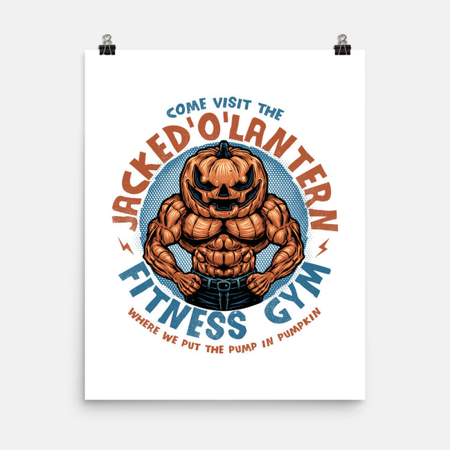 The Pumpkin Gym-None-Matte-Poster-glitchygorilla