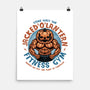 The Pumpkin Gym-None-Matte-Poster-glitchygorilla