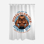 The Pumpkin Gym-None-Polyester-Shower Curtain-glitchygorilla