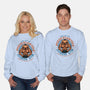 The Pumpkin Gym-Unisex-Crew Neck-Sweatshirt-glitchygorilla