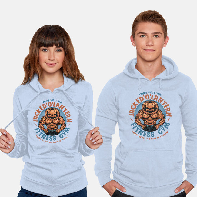 The Pumpkin Gym-Unisex-Pullover-Sweatshirt-glitchygorilla