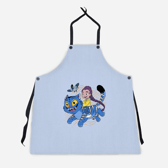 Team Tiger-Unisex-Kitchen-Apron-DoOomcat