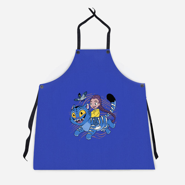Team Tiger-Unisex-Kitchen-Apron-DoOomcat
