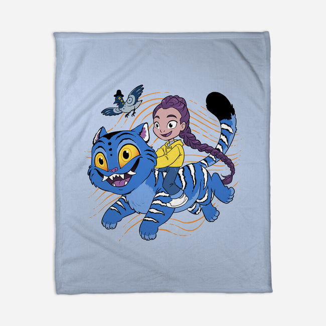 Team Tiger-None-Fleece-Blanket-DoOomcat