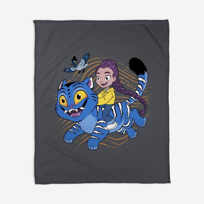 Team Tiger-None-Fleece-Blanket-DoOomcat