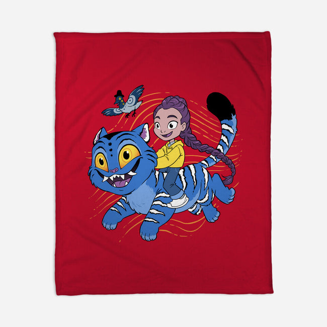 Team Tiger-None-Fleece-Blanket-DoOomcat