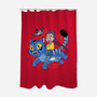 Team Tiger-None-Polyester-Shower Curtain-DoOomcat