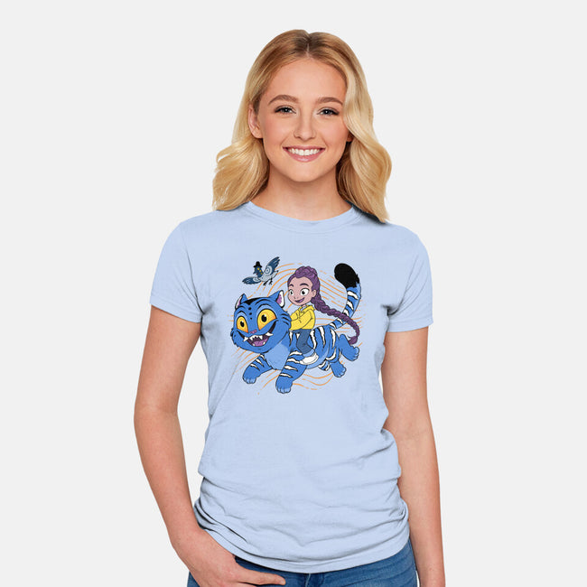 Team Tiger-Womens-Fitted-Tee-DoOomcat