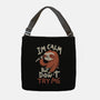 I'm Calm But Don't Try Me-None-Adjustable Tote-Bag-koalastudio