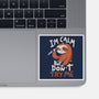 I'm Calm But Don't Try Me-None-Glossy-Sticker-koalastudio